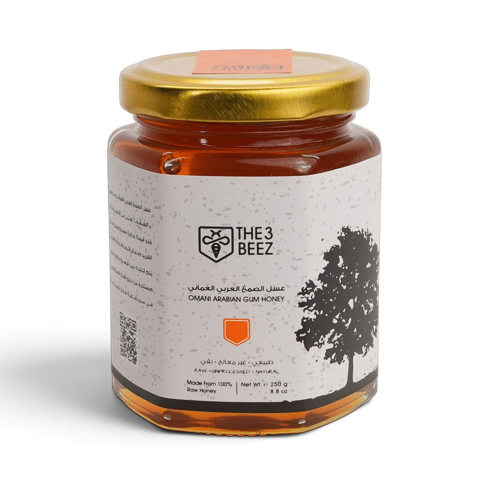 عسل الصمغ العربي العماني - 250 غرام - The3Beez