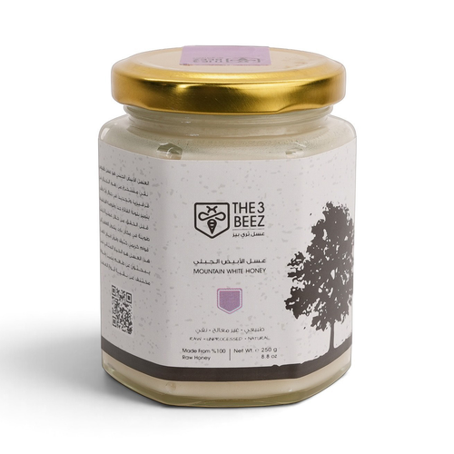 عسل أبيض جبلي - 250 غرام - The3Beez